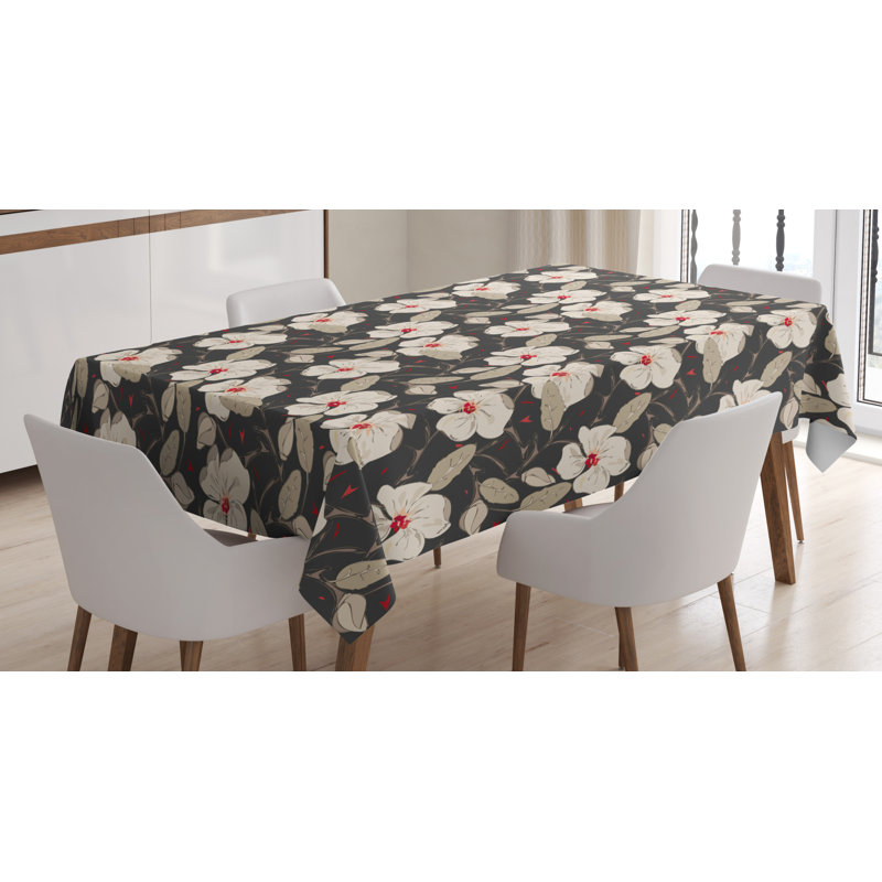 Floral Tablecloth, 70" L x 52" W