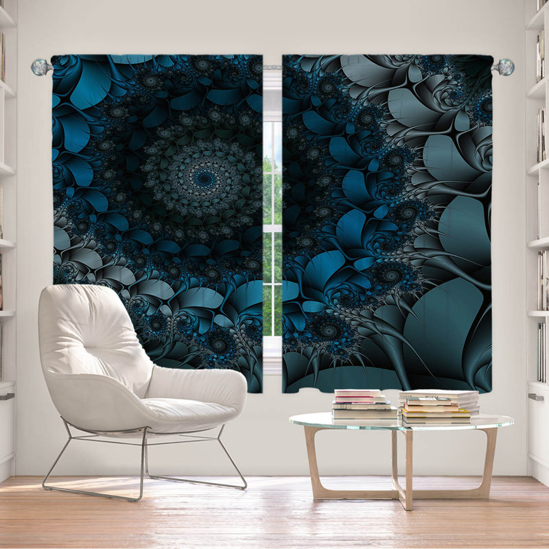 Ensemble de rideaux obscurcissant et isolant avec passe-tringle 2 pièces Christy Leigh - Spirling Winds, L 56 po x L 78 po