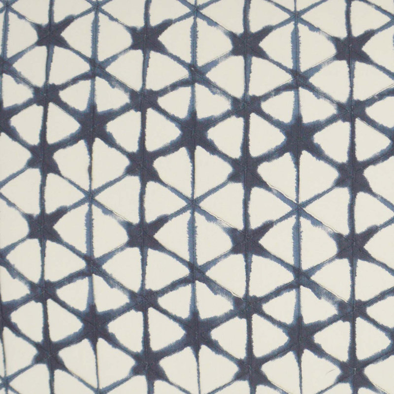 Meditation Geometric Cotton Throw Pillow, Square 22"