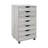 Garysburg 7-Drawer Office Storage File Cabinet on Wheels, Desk Filing Drawer Unit