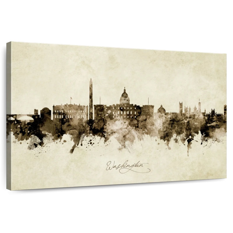 Washington DC Skyline II, 26" H x 39" W
