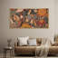 Abstrait botanique abstrait floral et faune bohème vibrant-111176049-94945951