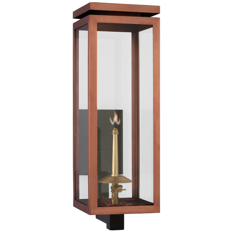 Fresno - Light Outdoor Wall Lantern, 18.75" H x 6" W x 9.25" D