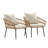 All-Weather PE Rattan Wicker Patio Chairs With Cushions-268582317