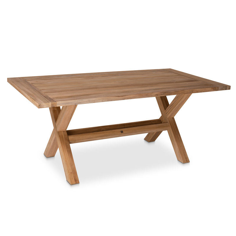 Lakewood Outdoor Teak Dining Table, Brown