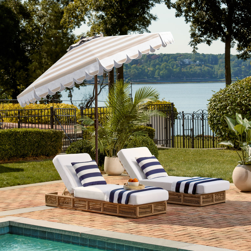 double vented patio umbrella with tilt in tan beige natural 11x9 ft Cantilever - Top This 9ft patio umbrella features a bohemian Pellebant 9 ft. x 11