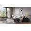 Lit plateforme tapissier Viski Brun Boucle-100964992