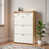 White/Walnut