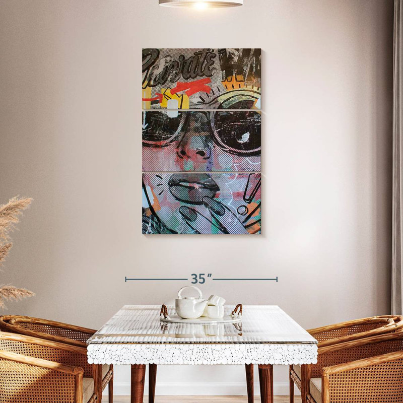 Leisha Private War, 45" H x 28" W