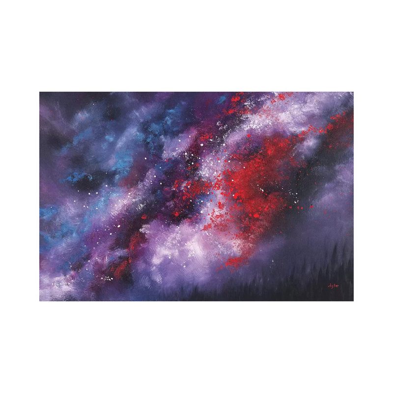 Erupt by Christopher Lyter - Wrapped Canvas Painting, 20.32 cm H x 30.48 cm W