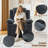 Recliner Chair, Rocker Recliner Chairs With Massage & Heating For Living Room Bedroom, Chenille Fabric-1648574787