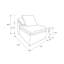 Fauteuil modulaire York