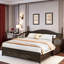 Lit de jour extensible Gerjet Elegant avec deux tiroirs de rangement et un lit gigogne simple-763128920