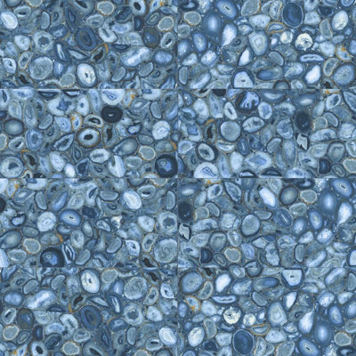 Geode Gemstone 24" x 48" Polished Porcelain Floor and Wall Tile