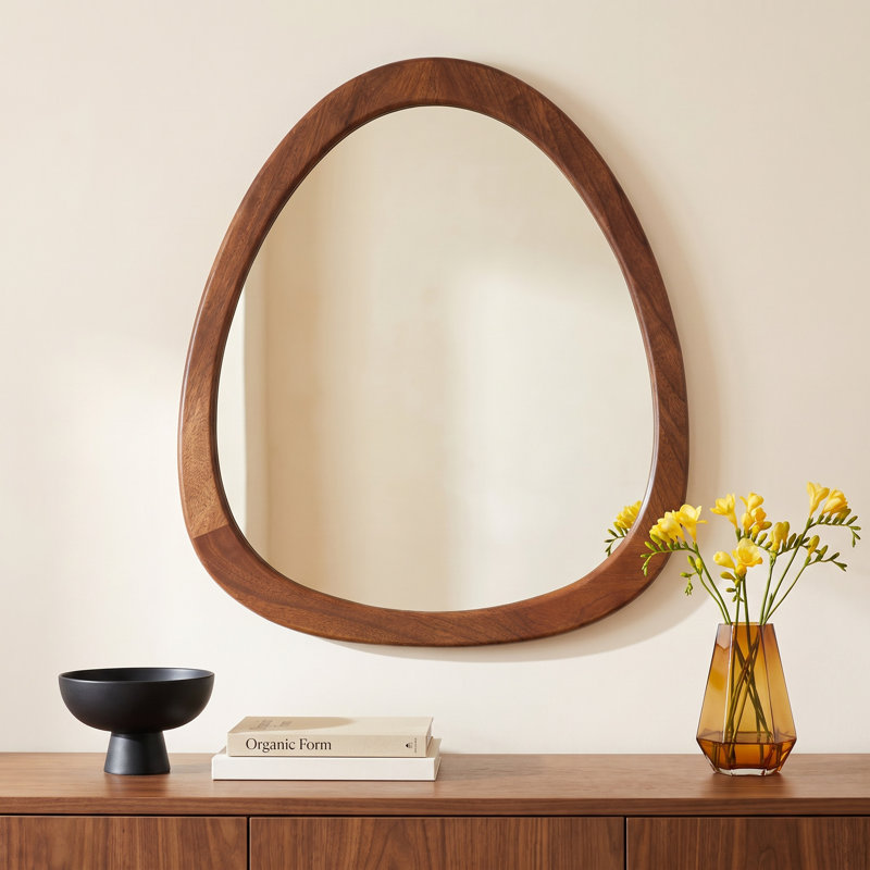 Buster Mirror, Walnut