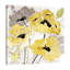 « yellow & silver pops ii », reproduction sur toile tendue-23683625