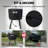 Feasto 28-Inch Outdoor Concave Comal Cover, Waterproof 600D Heavy Duty Bbq Grill Cover