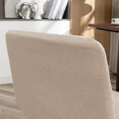 Mezaire Office Chair with Polyester Upholstered, Swivel, Adjustable Height, Wheels