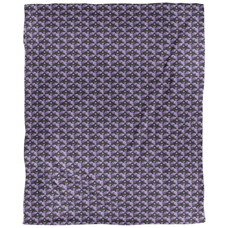 Housse de couette simple Katelyn Elizabeth, Housse de couette pour très grand lit, Microfibre, Mauve