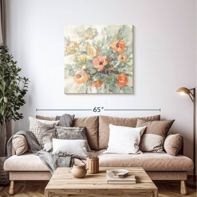 Ode To Spring Sage, 36" H x 36" W