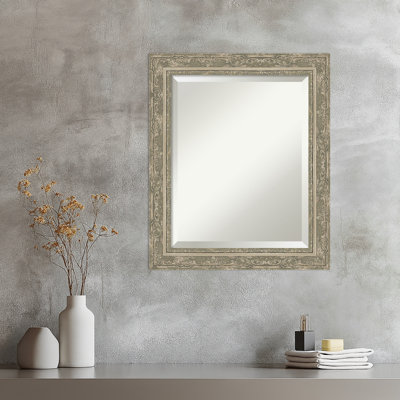 Filigree Beveled Framed Wall Mirror
