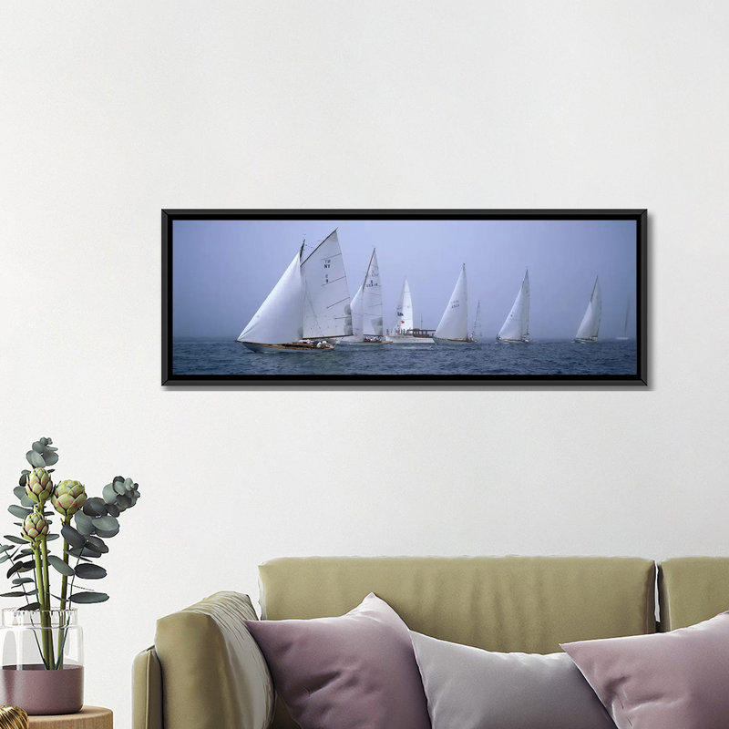 Reproduction de photo sur toile, H 12 po x l 36 po x P 1,5 po, Cadre noir