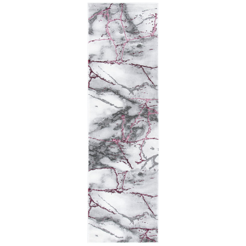 Ahanu Abstract Area Rug, Runner 69 x 244 cm