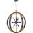 10 - Light Dimmable Globe Chandelier