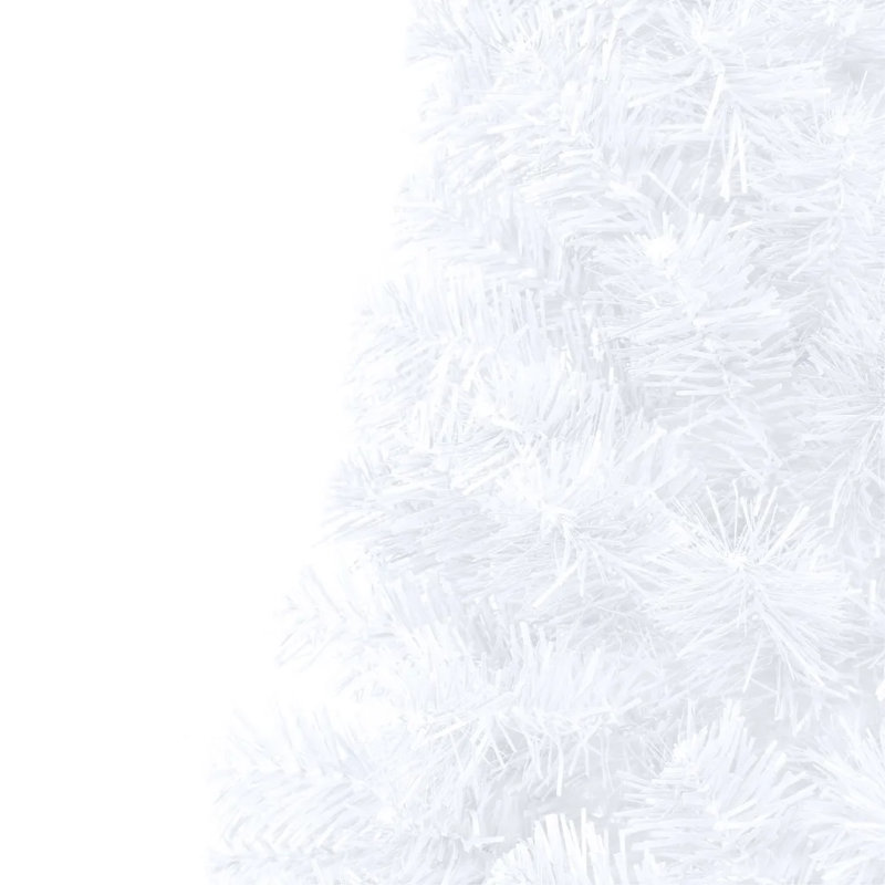 Artificial Half Christmas Tree with LEDs&Ball, 6.89ft H