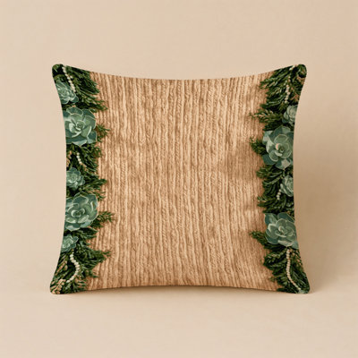Checkered Indoor and Outdoor Throw Pillow