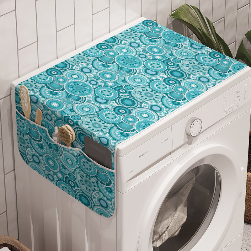 Ensemble de 2 bacs à linge turquoise 47 po x 18,5 po East Urban Home Aqua
