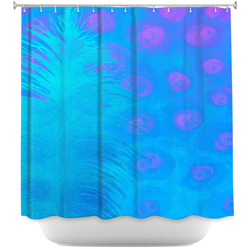 Rideau de douche simple bluebell