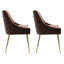 Fauteuil en velours l 21,5 po Koblas-184706835