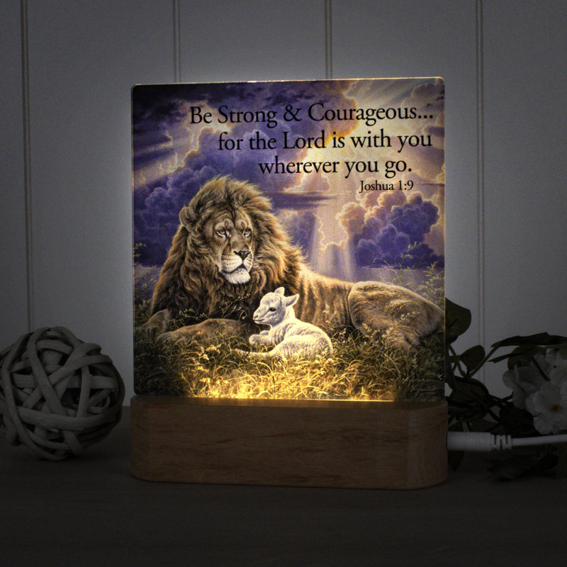Perfect Peace avec veilleuse Scripture