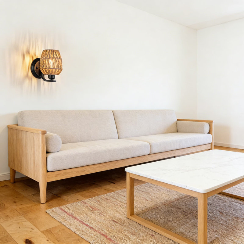 Ensemble de deux appliques murales Boho