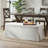 Lessman 46.5" Farmhouse Simple Assemble Storage Bench with Removable and Machine-Washable Slipcover-131657674