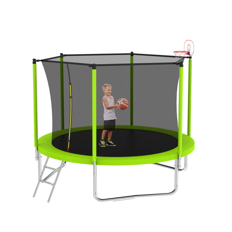 Trampoline en filet 10 pi, Bleu