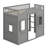 House Loft Bed With Ladder-389455968