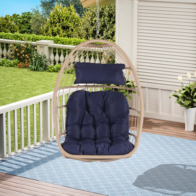 Fauteuil suspendu en rotin