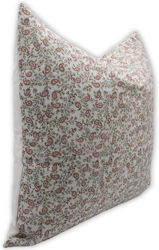 Linen Lumbar Indoor/Outdoor Pillow Cover, 14" x 20"