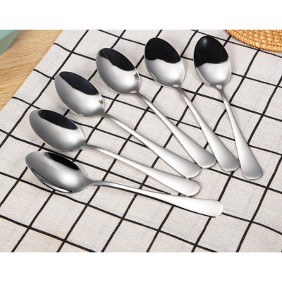 Clarabeth Stainless Steel Soup Spoon