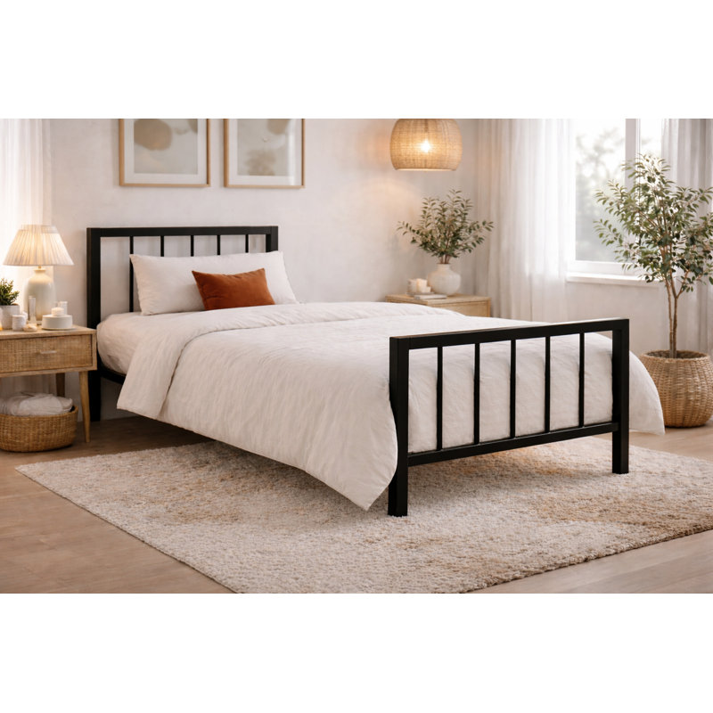 Cabida Metal Storage Bed, Single (3')
