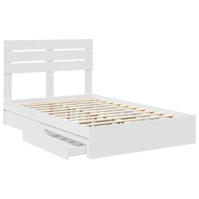Bed, Small Double (4'), White