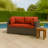 Kalinowski Premium Outdoor Loveseat With Adjustable Feet, Splash-Proof Cushions & Secure Seat Clips-109306381