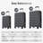 20 Inch Hardshell ABS Carry on Luggage-129384294