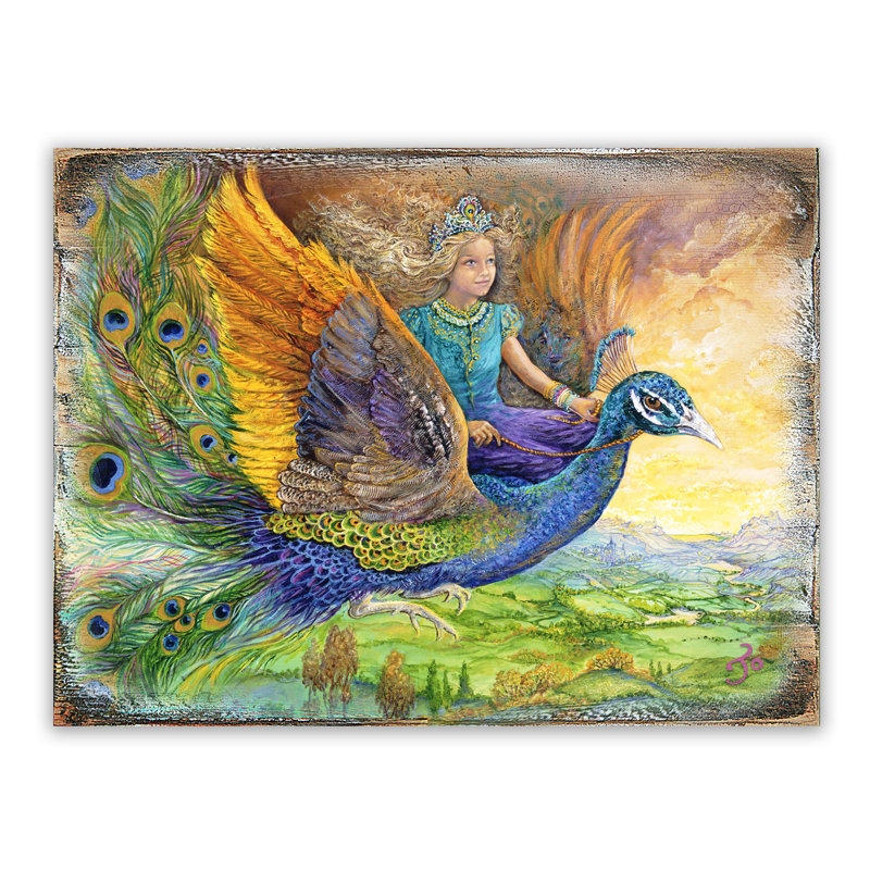 Princess peacock, H 24 po x l 18 po x P 1 po