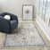 Vista Traditional Floral Filigree Indoor Machine Washable Area Rug