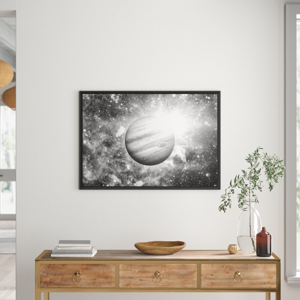 Gerahmtes Wandbild Planet JupiterUniversum