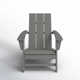 Modern Adirondack High-Density Polyethylene (HDPE) Outdoor Adirondack Chair