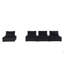 Canapé modulaire en velours 120 pièces 4 pièces 120 po-119559555-119559557